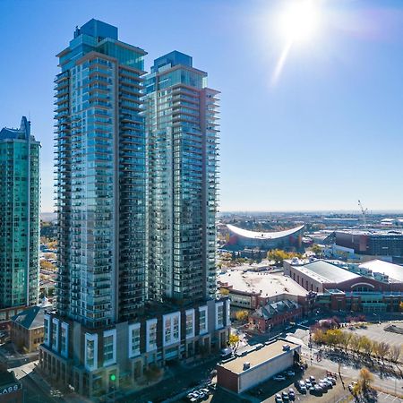 Modern Suite Calgary Downtown 5 Min Walk Stampede Buitenkant foto