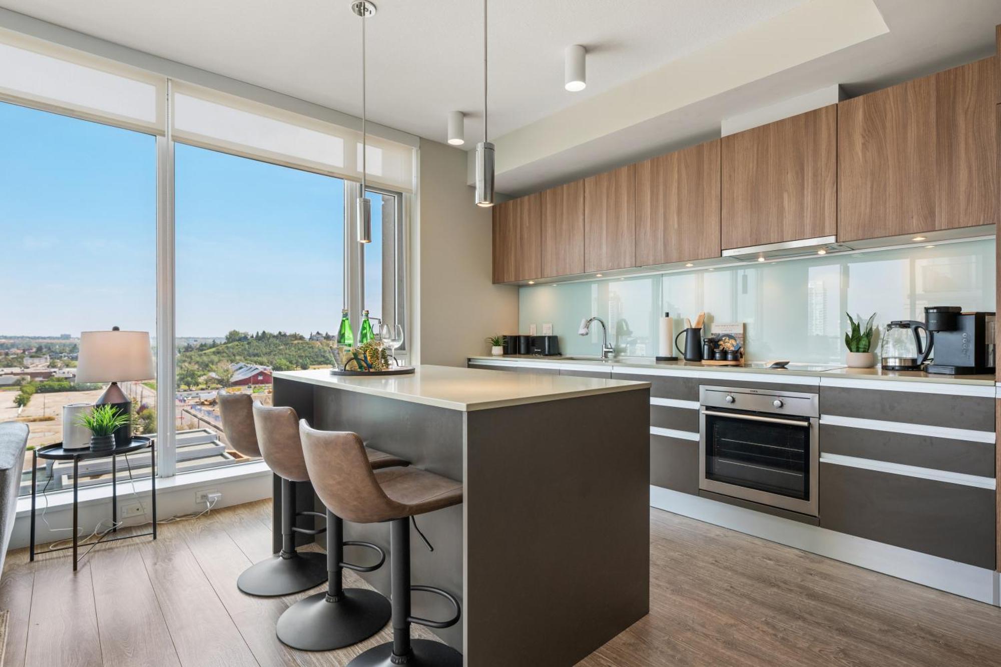 Modern Suite Calgary Downtown 5 Min Walk Stampede Buitenkant foto